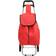 vidaXL Shopping Trolley With Wheels - Red