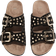 H&M Studded Sandals - Black/Gold