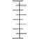 Vinikea Walter Black Vinreol 32x88.5cm