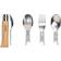 Opinel Taschenmesser PICNIC PLUS 4-teiliges Messer Besteckset 19.2cm