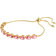 Swarovski Matrix Bracelet - Gold/Pink