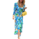 Mollyogmy Valentin Studio Senorita Watercolour Dress - Blue