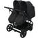 Basson Baby Duo Twin Klapvogn Antracit