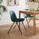 Dunelm Burton Teal Kitchen Chair 78cm