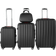 tectake Pucci Set of 4 - Black