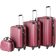 tectake Pucci Set of 4 - Burgundy