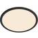Philips Superslim Black Ceiling Flush Light ∅ 25cm
