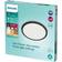 Philips Superslim Black Ceiling Flush Light ∅ 25cm
