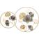 Homcom Ginkgo Leaves Gold Wall Decor 102x66.2cm