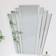 Melody Maison Large Art Deco Fan Frameless Transparent Wall Mirror 70x75cm