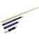 Jonny 8 Ball Hardwood 4 Piece Adjustable Snooker Pool Cue and Padded Soft Case 4 x 11mm Screw Tips