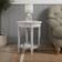Dunelm Ariella Side Warm Stone Small Table 45cm