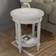 Dunelm Ariella Side Warm Stone Small Table 45cm