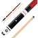 Jonny 8 Ball Hardwood 4 Piece Adjustable Snooker Pool Cue & Padded Soft Case 4x11mm Screw Tips Red