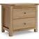 Dunelm Olney Oak Bedside Table 40x63cm
