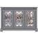 GFW Honiton Narrow Grey Sideboard 116.1x74.4cm