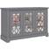 GFW Honiton Narrow Grey Sideboard 116.1x74.4cm