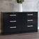 Birlea Lynx Black Chest of Drawer 127.5x74.3cm