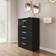 Birlea Lynx Black Chest of Drawer 76.6x109cm