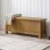 Julian Bowen Caleb Medium Wood Storage Bench 110x45cm