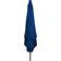 vidaXL Square Garden Parasol with Led Lights 295x245 cm in Azure Blue