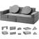 VEVOR Play Couch 15pcs