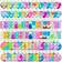 Shein Pop Fidget Keychain Stress Relief Set 50pcs