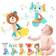Shein 1pc Baby Rattles Soft Stuffed Animal Rattle Hand GripBaby Toys Shaker Crinkle Squeaky Sensory Travel Accessories For Toddler Gifts
