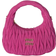 Miu Miu Wander Quilted Suede Bag - Fuchsia