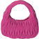 Miu Miu Wander Quilted Suede Bag - Fuchsia