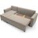 Abakus Direct Oslo Reversible Corner Khaki Sofa 225cm 3 Seater