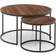 Julian Bowen Bellini Walnut Nesting Table 80cm 2pcs