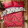 Natural History Museum Tropical Kaleidoscope Duvet Cover Pink, Multicolour (200x135cm)