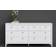 Furniturebox Madrid White Chest of Drawer 159.4x79.7cm