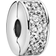 Pandora Pavé Clip Charm - Silver/Transparent