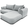 Fun-Möbel Anike Beige Sofa 260cm 3 Seater