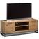 Julian Bowen Brooklyn Oak/Black TV Bench 135x51cm
