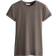 H&M Fitted T-shirt - Dark Greige