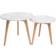 LPD Furniture Harlow White Nesting Table 2pcs