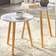 LPD Furniture Harlow White Nesting Table 2pcs