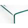 Julian Bowen Amalfi Transparent Nesting Table 43x43cm 3pcs