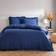 Dunelm Briona Frilled Edge Duvet Cover Blue (200x135cm)