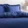 Dunelm Briona Frilled Edge Duvet Cover Blue (200x135cm)