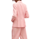 Mango Boreli Linen Suit Blazer - Light Pink