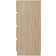 GFW Catania Light Oak Chest of Drawer 77x89cm