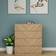 GFW Catania Light Oak Chest of Drawer 77x89cm