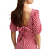 New Look Gingham Bow Back Midi Dress - Red