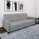 Dorel Boston Linen Bed Grey Sofa 201.9cm 3 Seater