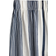 H&M Wide Leg Pants - White/Navy Blue Striped