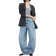 H&M Baggy High Jeans - Light Denim Blue
